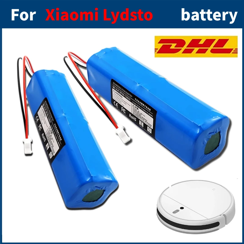 14.4V 9800mAh 12800mAh Replacement Lithium Battery for XiaoMi Lydsto R1 Li-ion Battery Robot Vacuum Cleaner R1 Battery Pack