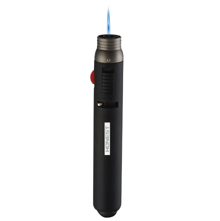 Personality Welding Soldering Pen Outdoor Lighter 1300 C Torch Jet Flame Pencil Butane Gas Refillable Fuel Inflatble Lighter