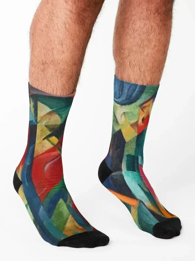 فرانز مارك - جوارب ستابلز ملونة قصيرة للأطفال للمشي لمسافات طويلة جوارب للسيدات للرجال