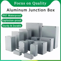 IP67 Waterproof Aluminium Enclosure Electronic Housing Alloy Case Project Instrument Outdoor Explosion-proof Metal Junction Box