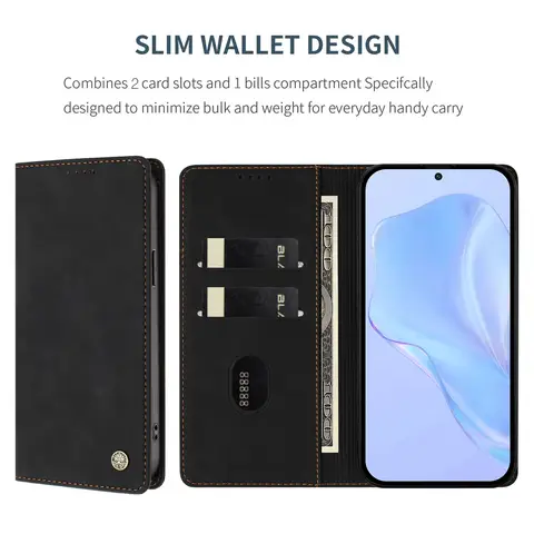 Magnetic Phone Case for Funda OPPO A6 Pro A5 A3 A40 A60 A80 A58 A78 A79 A17 A16 A57 A96 A38 A52 A74 Cases Leather Wallet Cover