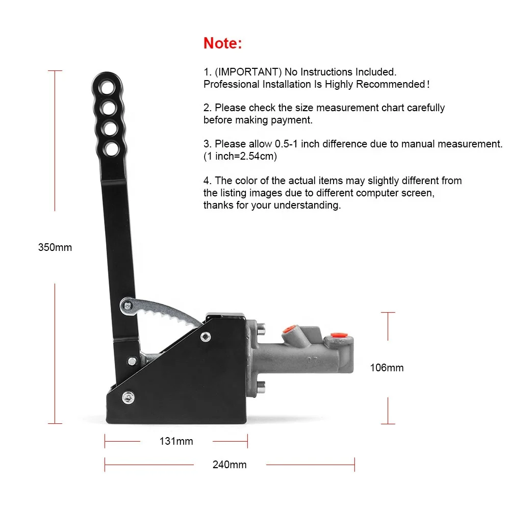 Universal Hydraulic Drift E-Brake Racing  Handbrake With Master Cylinder