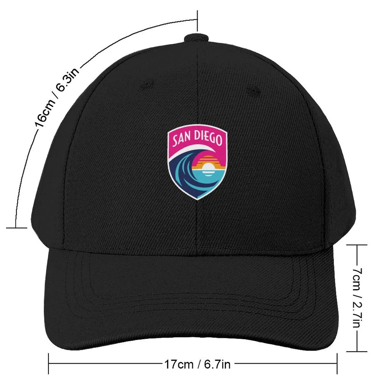 San Diego Wave FC Baseball Cap party Hat Fluffy Hat Woman Men's