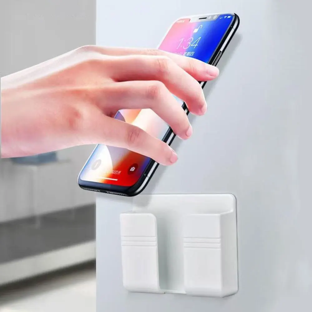 Für Huawei Iphone Xiaomi Handy Wand Halter Universal Handy Lade Haken Hängen Ständer Halterung Haken Lade Dock – Detail 1
