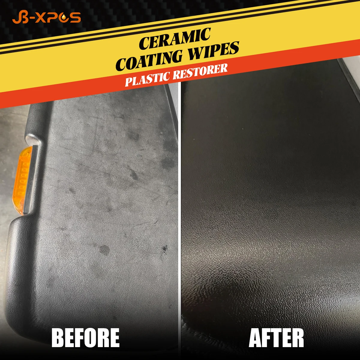 مرمم الكسوة البلاستيكية السريعة - طقم معطف السيراميك - طلاء السيراميك باللون الأسود لتدوم أكثر من 200 غسلة و3 سنوات