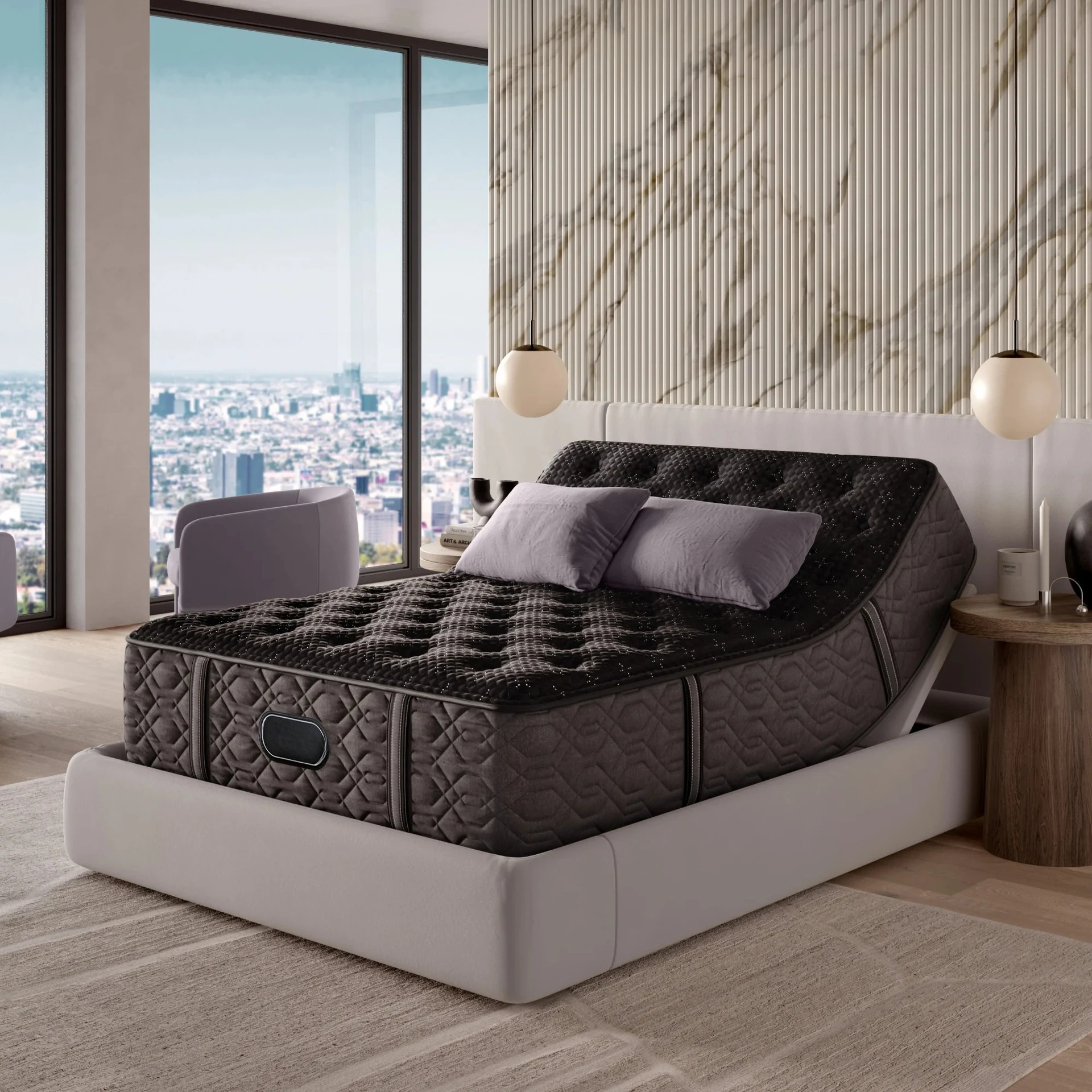 

Hotel, Simmons, independent bag, spring mattress, natural latex.