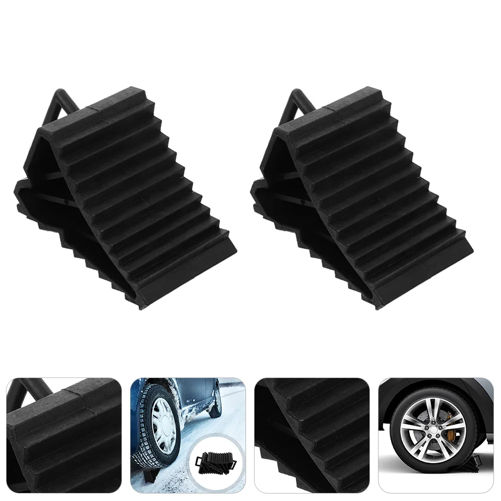 2 Pcs Tire Slipper Car Accessories Wheel Non-slip Mat Chocks Auto Skid Stopper for