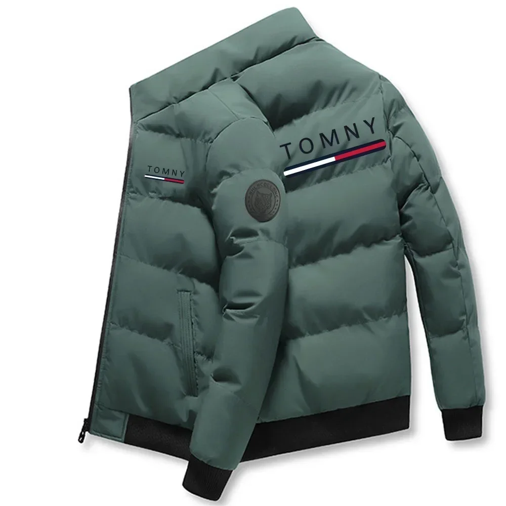 Best-selling men's thick jackets,winter and autumn warm and windproof workwear coats,casual and fashionable men's cotton jackets