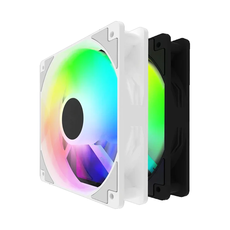

120-мм компьютерный вентилятор Rainbow RGB 4-контактный/высокая эффективность охлаждения вентилятор для игрового ПК