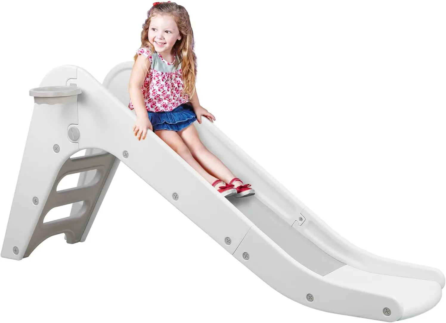 Scivolo per bambini Scivolo per bambini Set di scivoli per scalatore da gioco per bambini per interni con canestro da basket
