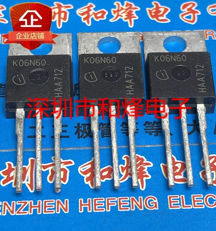 20 قطعة/الوحدة K06N60 SKP06N60 TO-220 MOS 600V 6A Datasheet-مكون إلكتروني للاستخدام المهني #1
