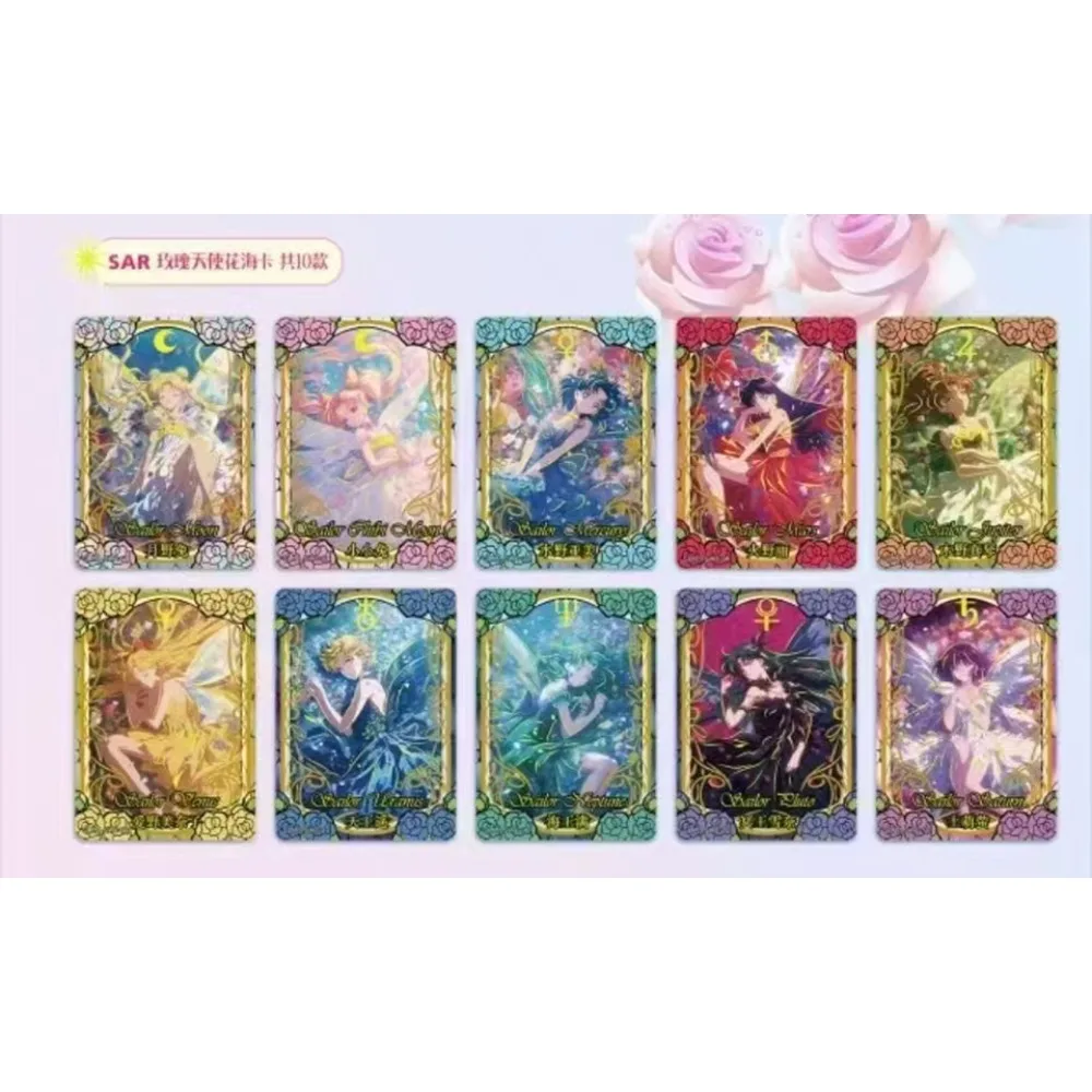 Sailor Moon Collectie Kaarten Klassieke Kindertijd Anime Fantasie Magische Meisjes Cosplay Zeemeermin Prinses Kaarten Prachtige Unieke Geschenken