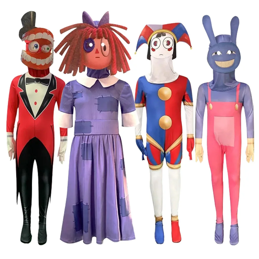 

Magic Number Circus Pomni Cosplay Tights Onesie Pomni Cosplay Christmas