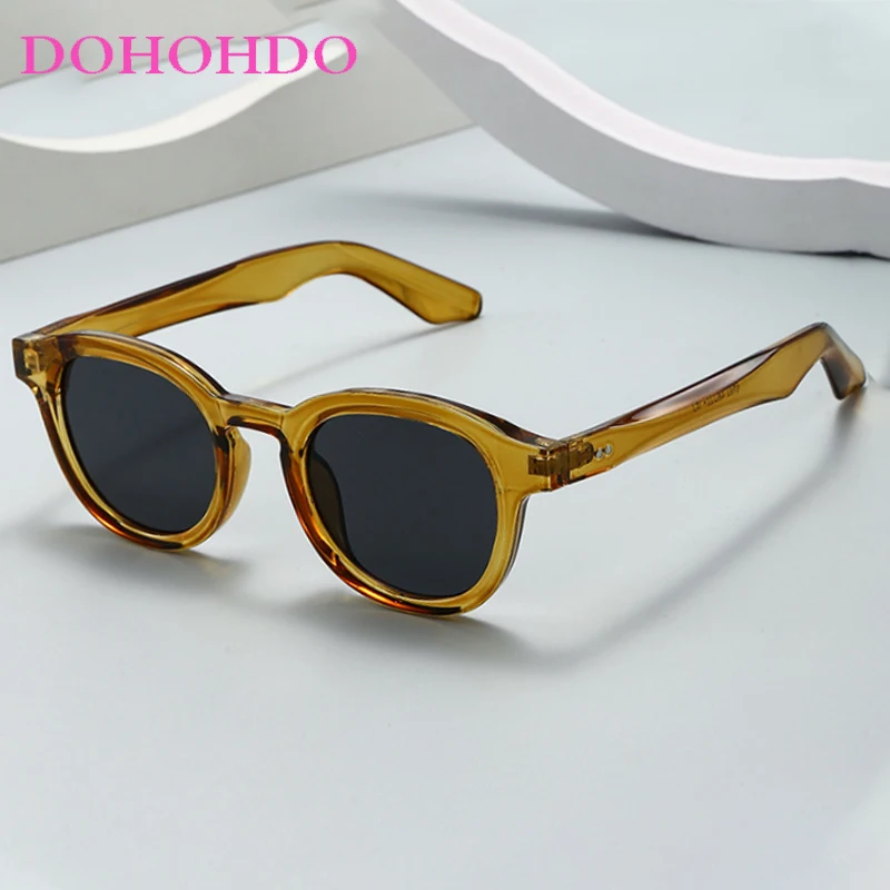 

Vintage Brand Designer Sunglasses For Women Men Trendy Round Frame Sun Glasses Outdoor Travel Driving Eyeglasses UV400 Lunette
