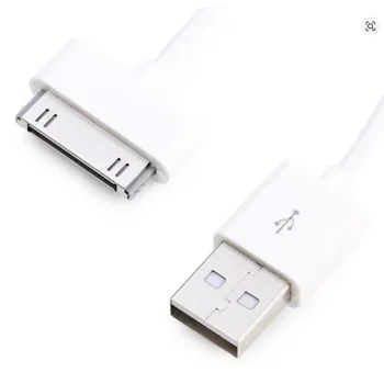 適用於蘋果 iPhone 4/4s/3/3GS、iPod nano、iPad 1/2/3、iPhone 4/4s 的 1 公尺/2 公尺 30 針 USB 充電線 10 最佳銷售 iPad充電器 - №10