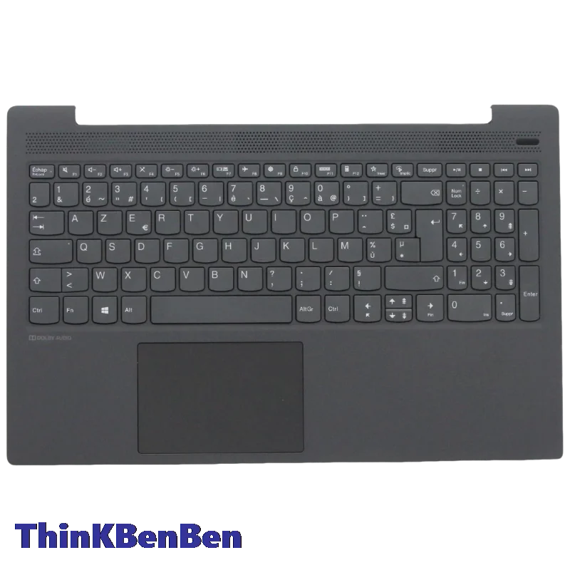 FR French Graphite Grey Keyboard Upper Case Palmrest Shell Cover For Lenovo Ideapad 5 15 ITL05 IIL05 ALC05 ARE05 5CB0X56333