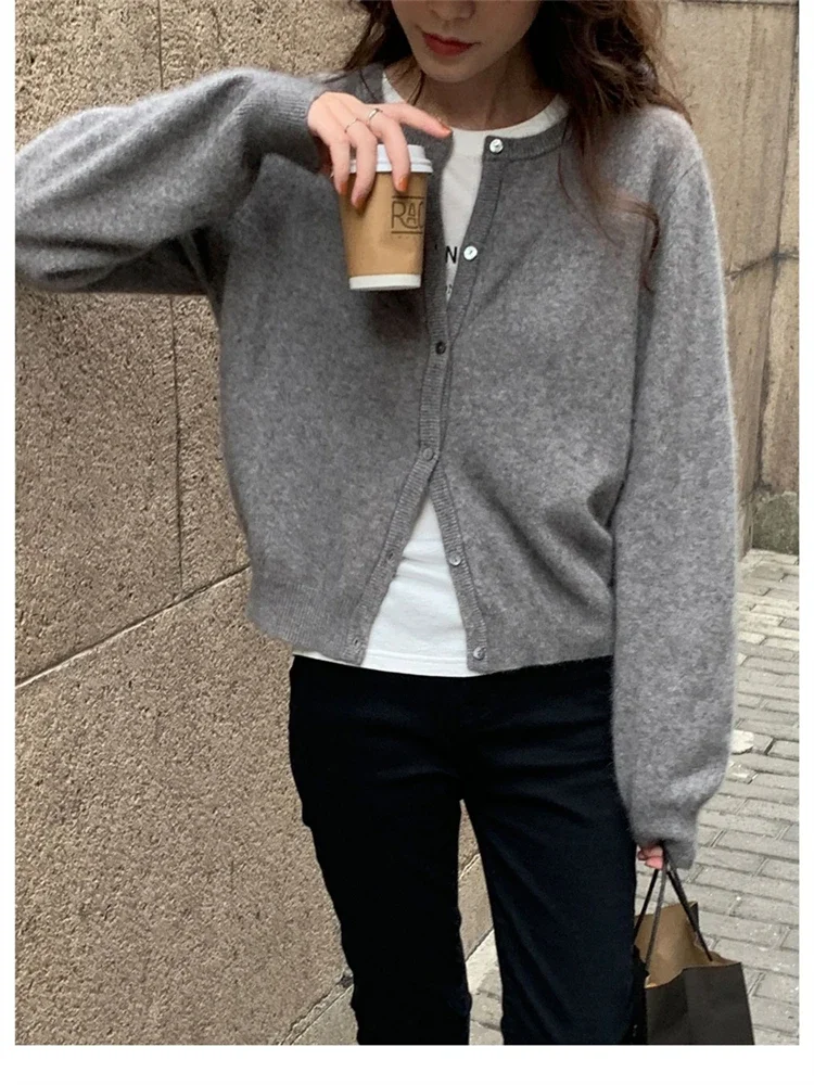 Women Sweater Womens Winter Sweaters Pullover Female Knitting Overszie Long Sleeve Loose Knitted Outerwear Thick Warm Cardigan