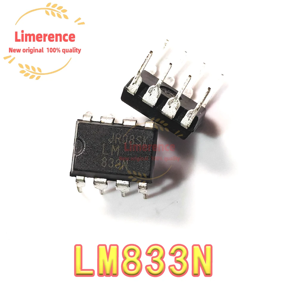 10PCS/lot LM833N DIP8 LM833 Audio amplifier Dual Audio Op Amp New original