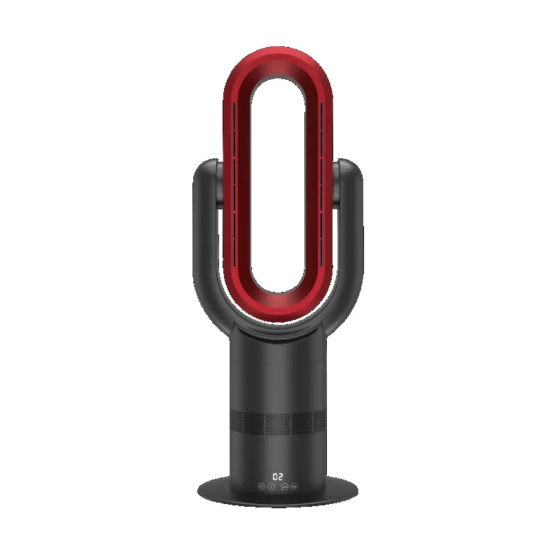 

【Best-selling】Sleek Portable Bladeless Cold Warm Fan PTC Ceramic Remote Safety Shut-Off Silent Eco Hotel Room