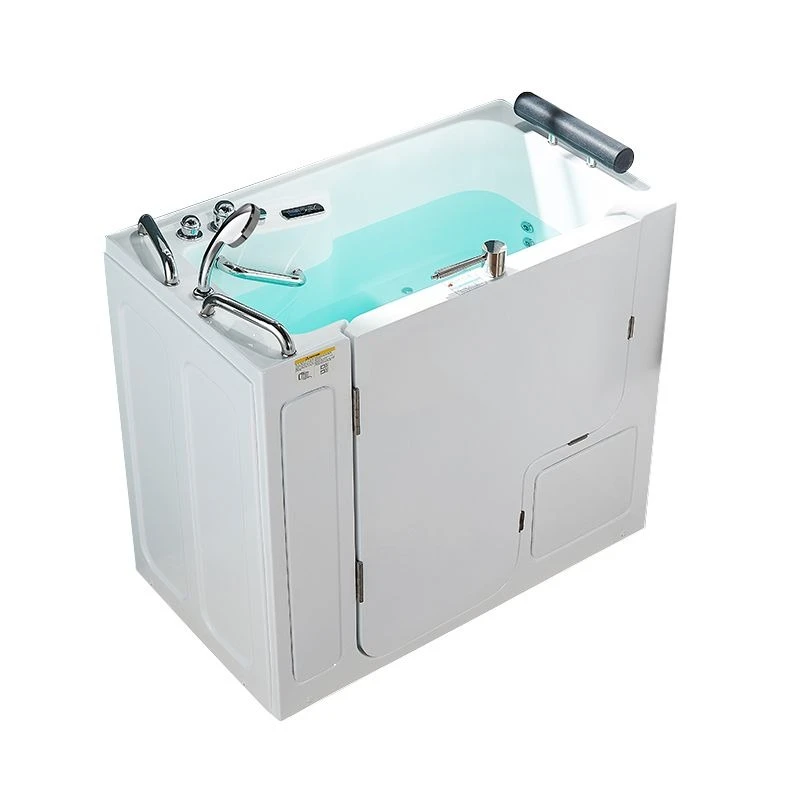 Sit and Soak per anziani, barriera, porta laterale libera, antiscivolo, autopulente, passeggiata nella sicurezza