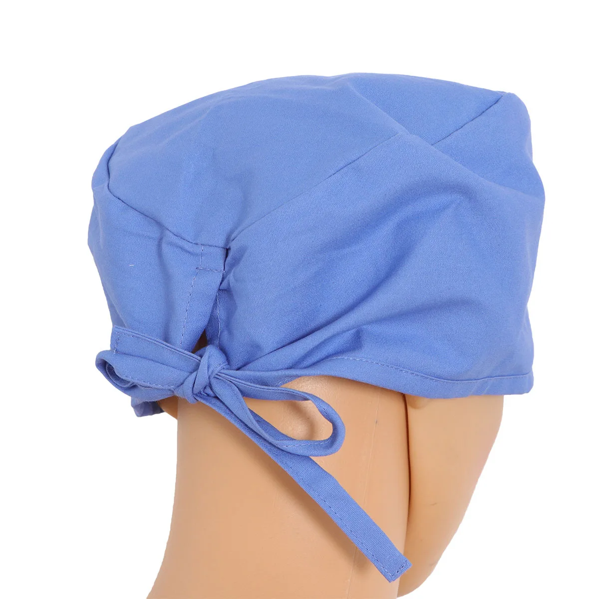 

Doctor Nurse Working Caps Cotton Operating Room Hat For Sanitary Beauty Spa Chemo Cleaning Hair Loss Adjustable
