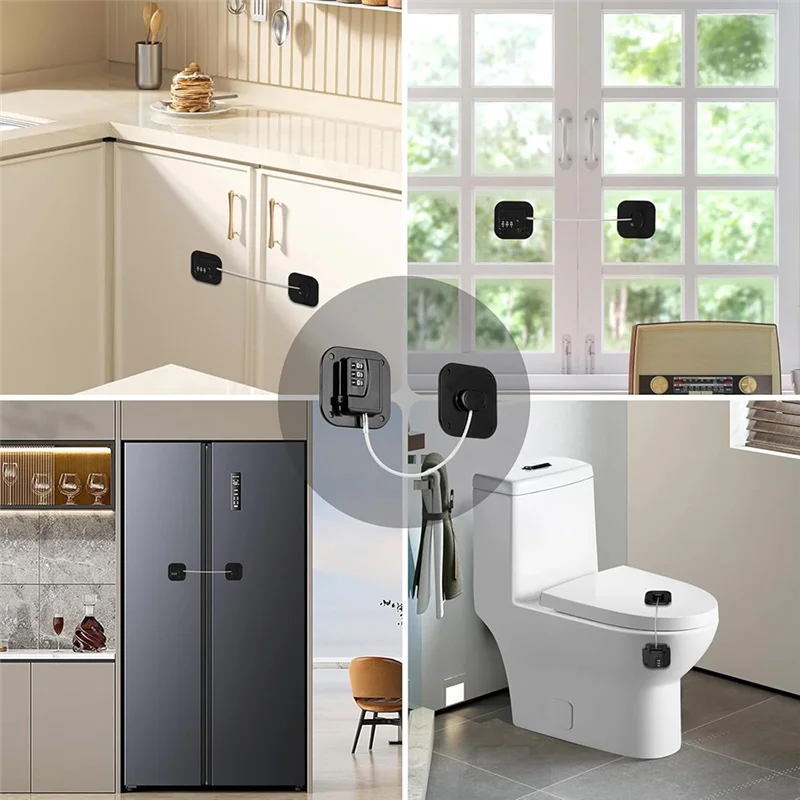 N05R ล็อคตู้เย็น, ล็อคแบบรวมสําหรับตู้ตู้เย็น, ลิ้นชัก, ล็อคตู้เย็นแบบ Heavy Duty, ล็อคนิรภัย