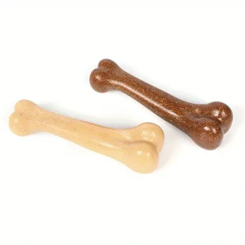 Dog Durable Beef Flavored Chew Toy, Bone Shaped Dog Interactive Play Toy, Teeth Clean Training Toy Pet Supplies 6