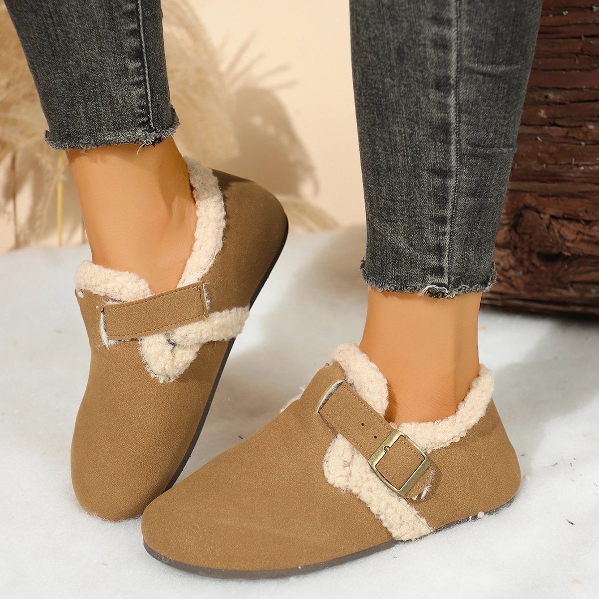 2025-botas-de-neve-femininas-tendencia-deslizamento-em-sapatos-de-algodao-feminino-inverno-confortavel-unico-sapatos-engrossado-fluff-quente-tornozelo-botas-femininas