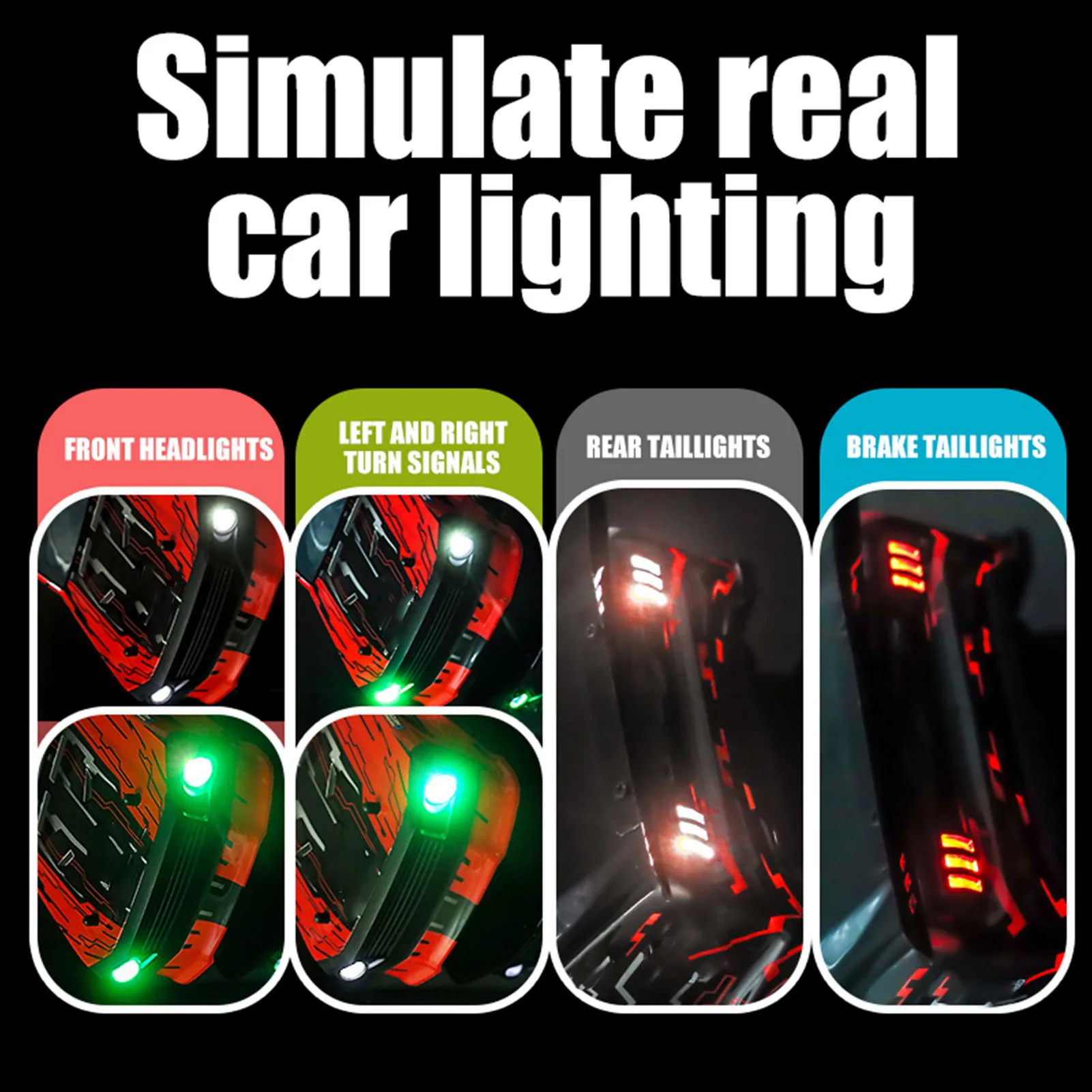 سيارة تحكم عن بعد بمقياس 1:14 2.4 جيجا هرتز 35 كم/ساعة عالية السرعة 4WD سيارة الانجراف الكهربائية للأطفال والكبار سيارة سباق بجهاز تحكم عن بعد مع #3