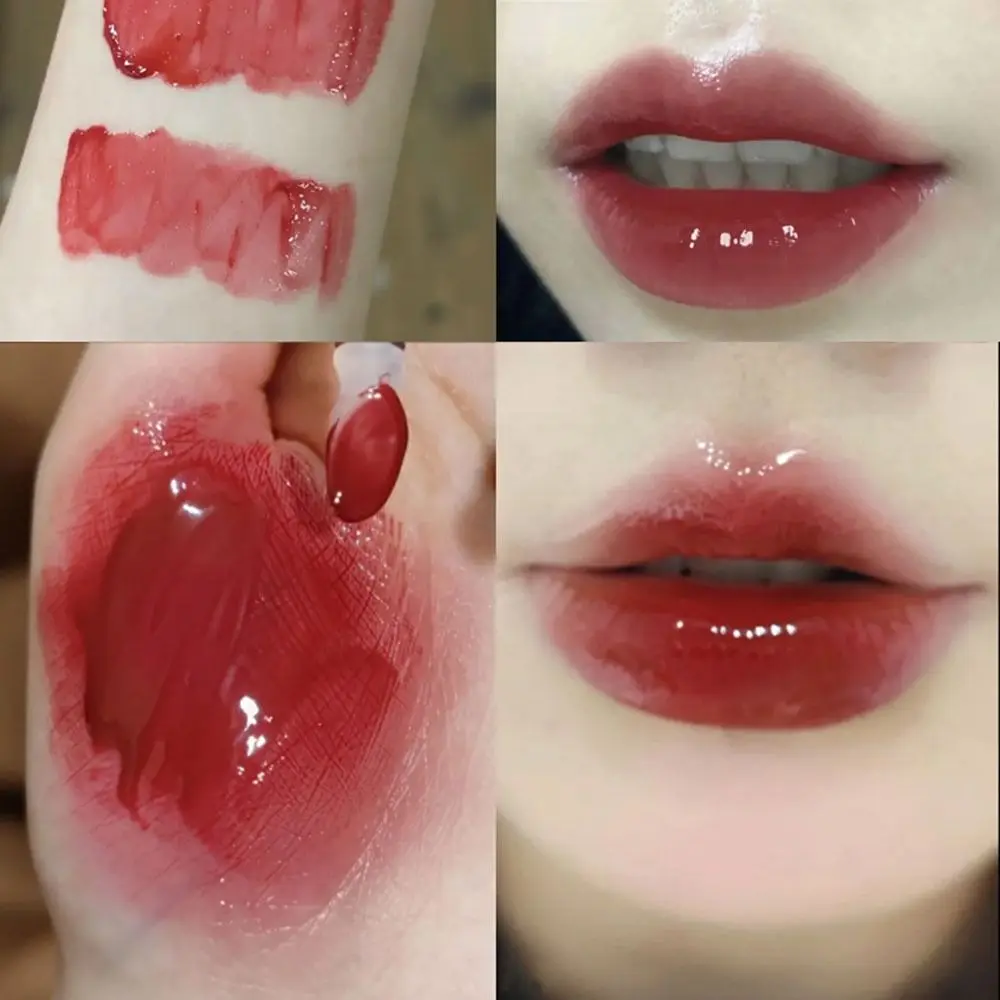 Brillo de labios hidratante, maquillaje para el cuidado de los labios, lápiz labial antiseco en forma de oso, bálsamo labial Natural de larga duración para niñas