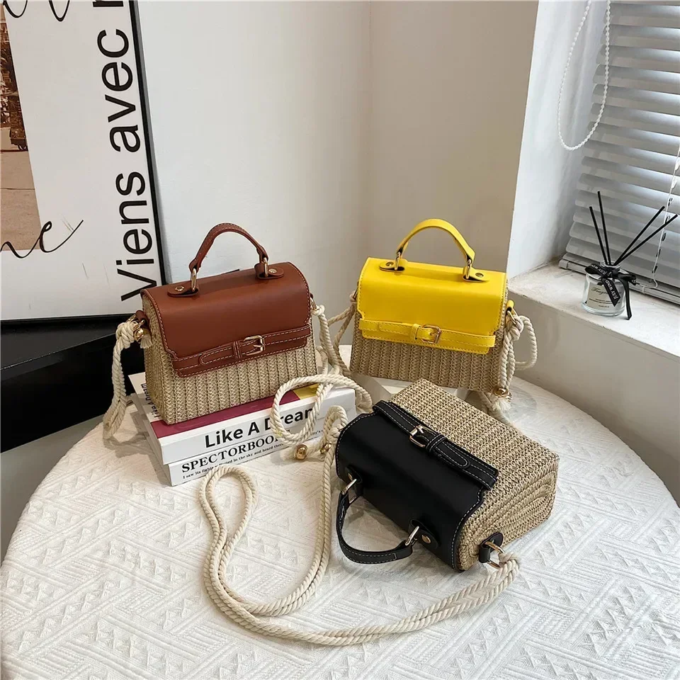 High Quality Straw Bags for Women Fashion Shoulder Bag Designer Crossbody Bag Cute Purses and Handbags Designer Luxury Beach Bag