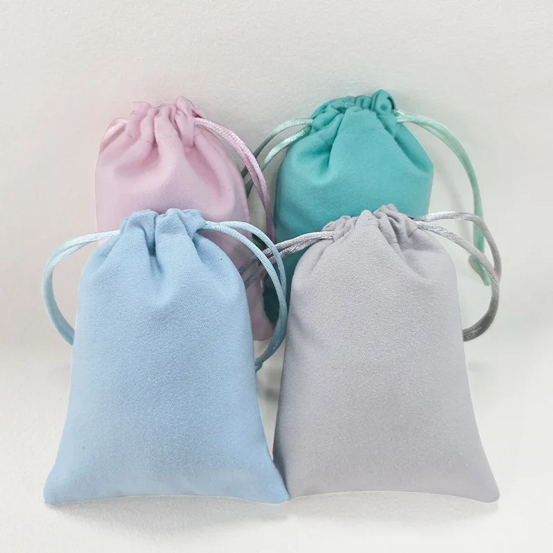 Natural Cotton Drawstring Storage Bags Christms Wedding Gift DIY Plain Pouch Reusable Home Organize Dustbag