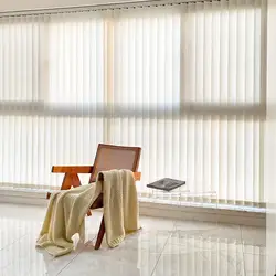 Customized Large Blackout Window Shade Hanas Dreams Blinds Automatic Smart Electric Motorized PVC Sheer Vertical Blind Shade
