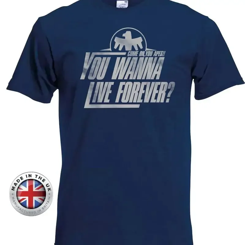 Starship Troopersyou Wanna Live Forever T Shirt Fitted Cotton