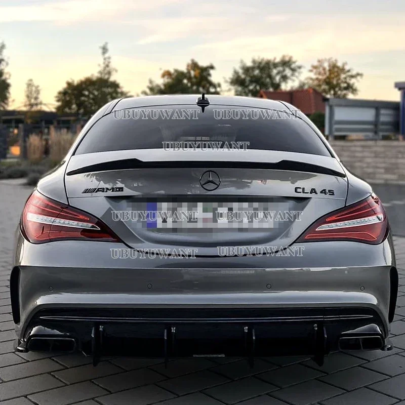 

Задний спойлер из углеродного волокна класса CLA, крылья багажника для Mercedes Benz CLA45 W117 C117 CLA 200 250 260 Sedan 2013-2018