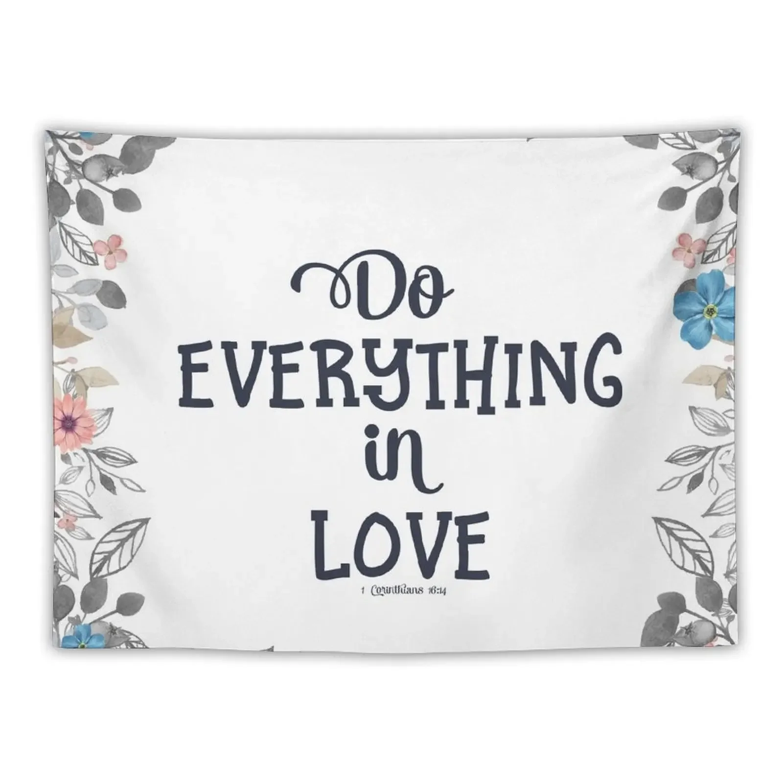 

Christian watercolor quote Tapestry Room Design Wallpapers Home Decor Decoration For Rooms Tapestry