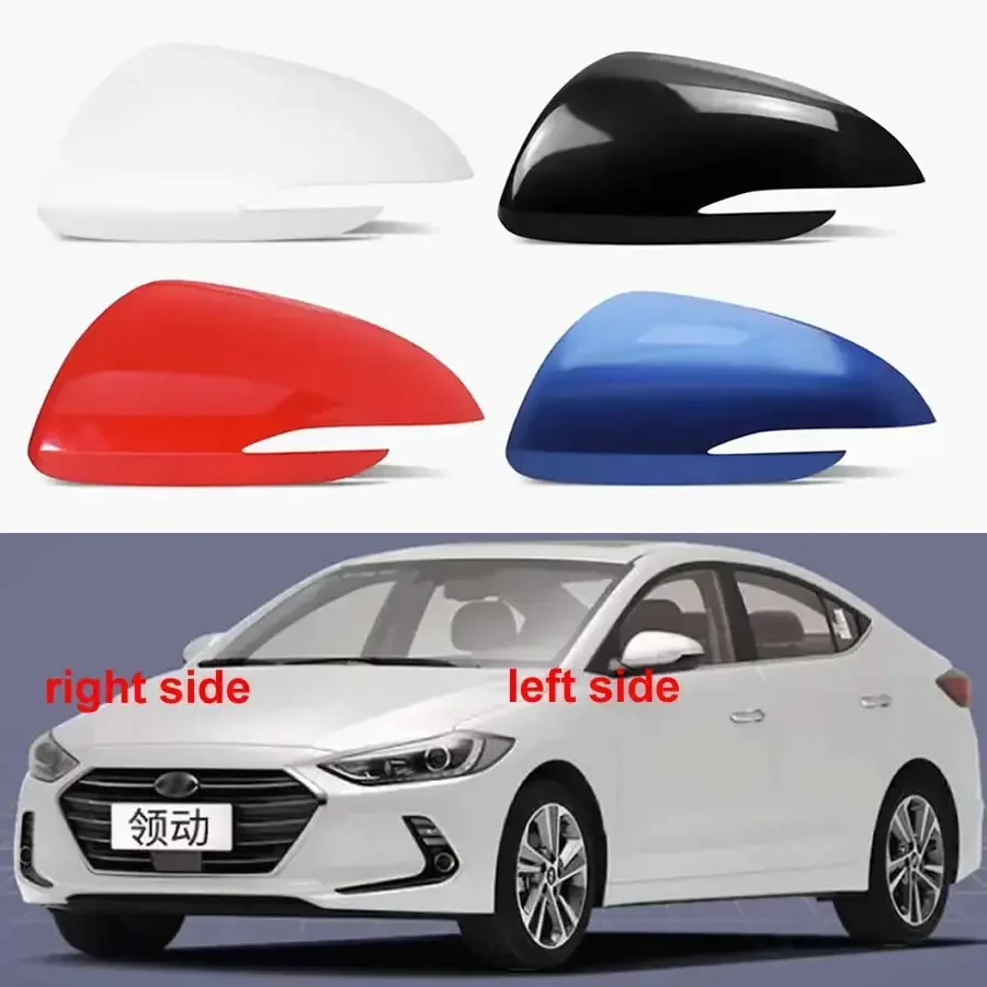 

For Hyundai Elantra 2016-2021 Replace Rearview Mirrors Cover Side Rear View Mirror Shell Housing Color Painted Carbon Fiber