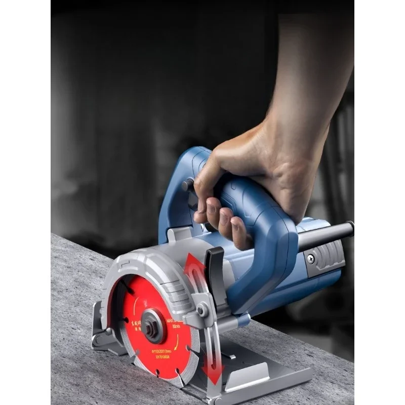 Cutting Machine Tile Stone Marble Machine Household Small Portable Woodsaw High Power Grooving Machine