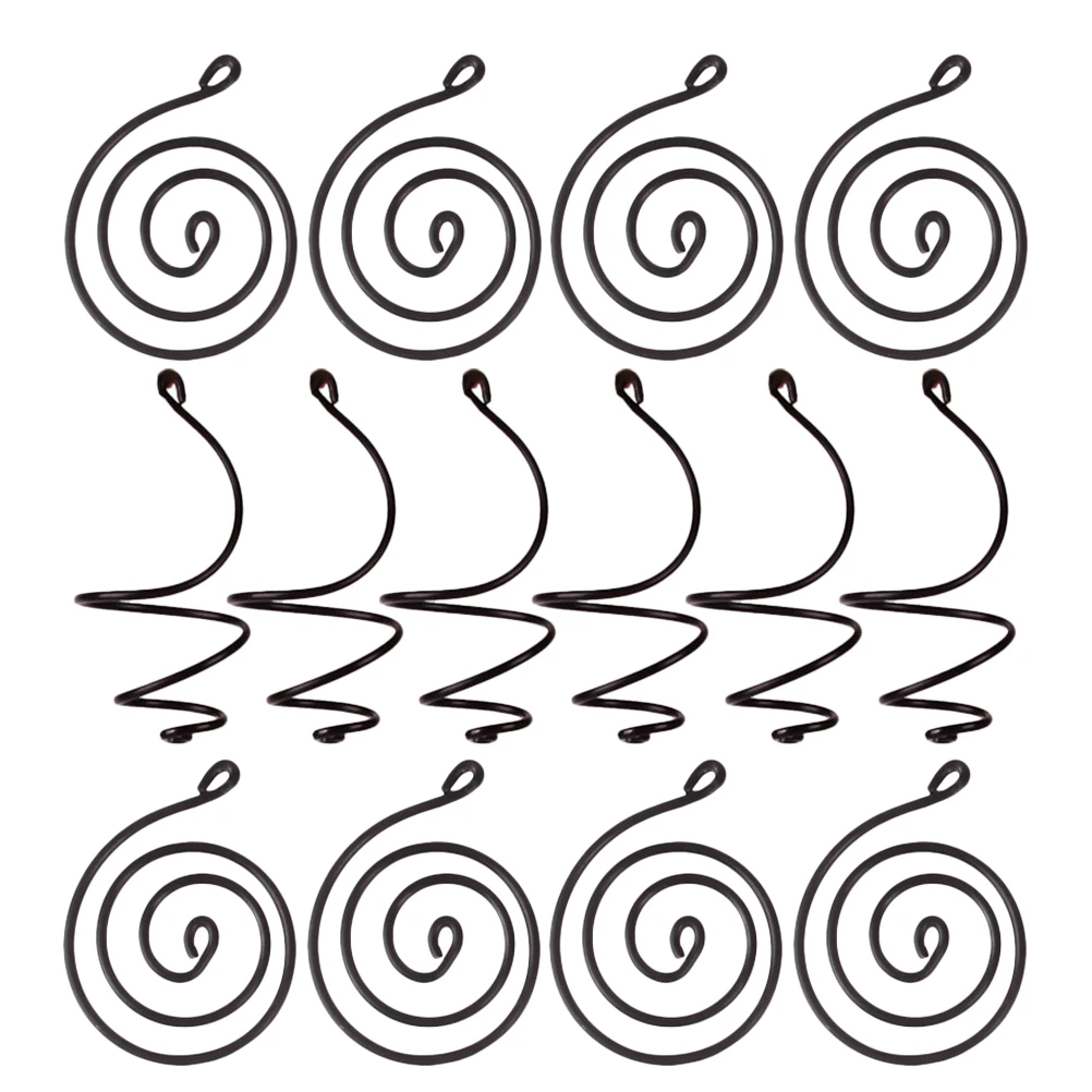 

18 Small Air Plant Wire Holders Spiral Design Indoor Hanging Planters Wall Planters for Air Plants Indoor Black