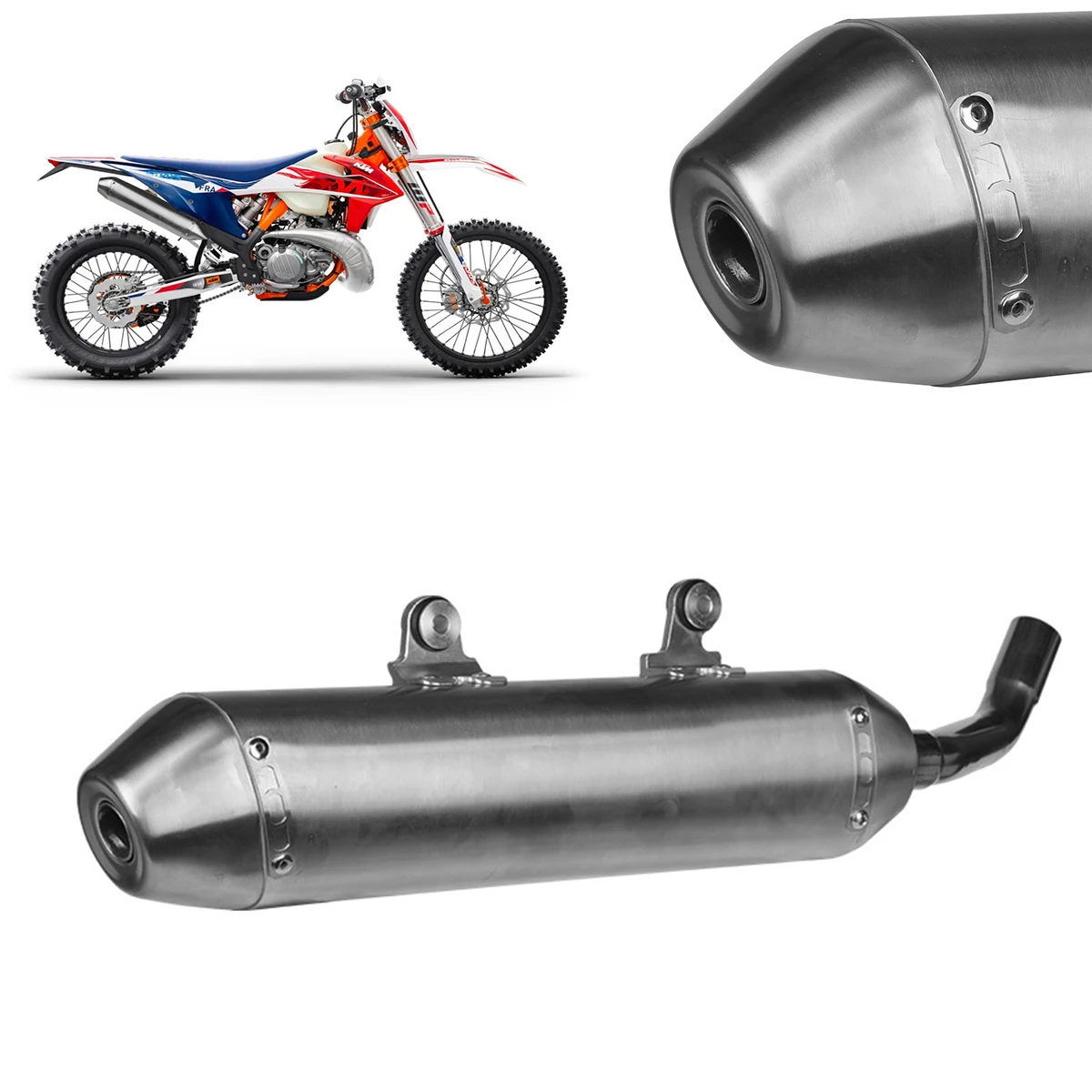 

Motorcycle modification accessories 2 stroke exhaust tail section For KTM EXC 250 EXC 300 2020 2021 2023