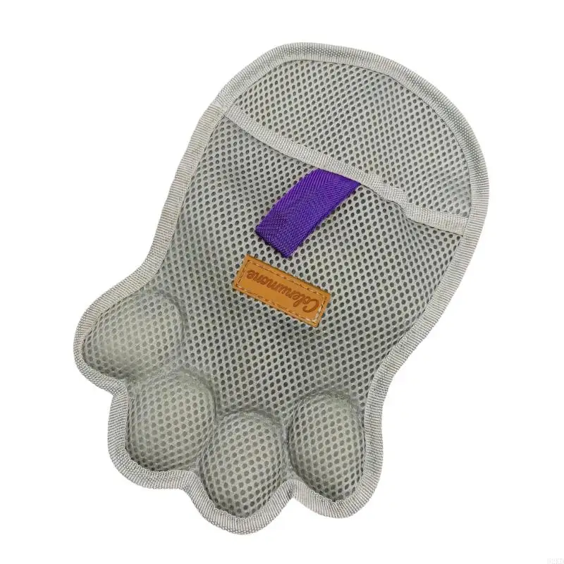 62KD Pet Grooming Gloves Statics Electricity Hair Collector Washable Electrostatic