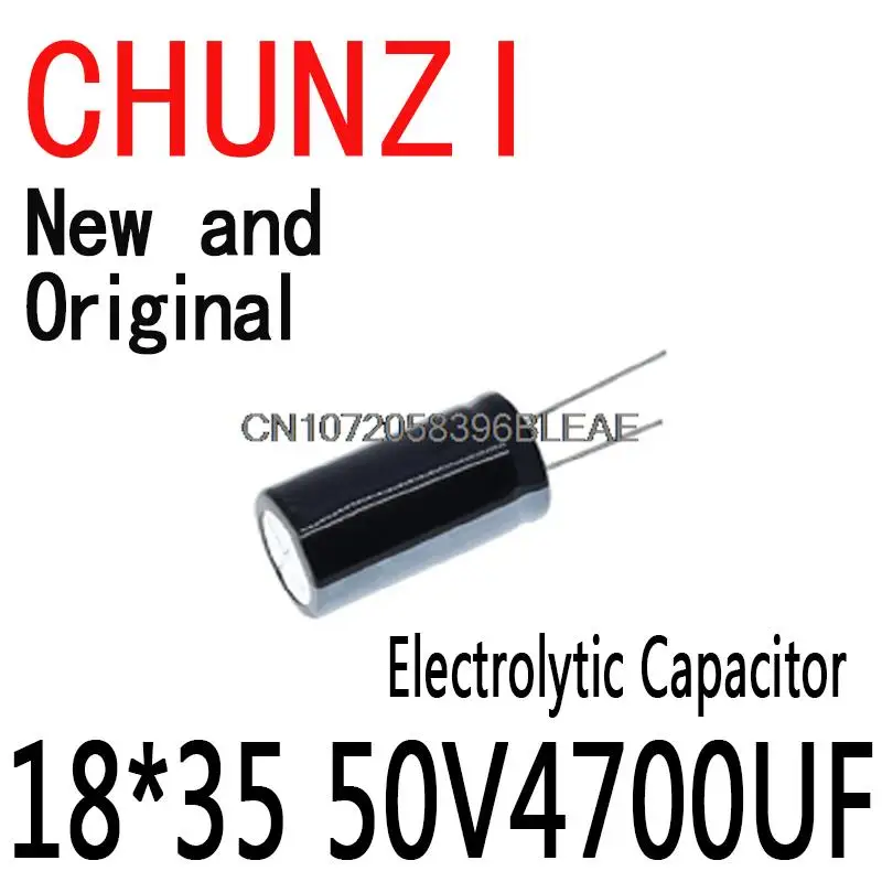 2PCS New and Original 4700uf50v 18*35 50v 4700uf 18x35 New Electro Electrolytic Capacitor 50V4700UF