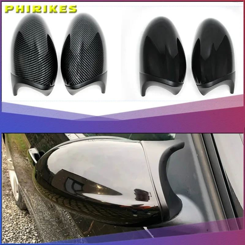 

E90 E91 Pre-LCI 2005-2007 black M3 Style Cover E81 E82 E87 E88 For BMW 3 Series E92 E93 Rear Mirror Cap 2006 2007 2008 2009