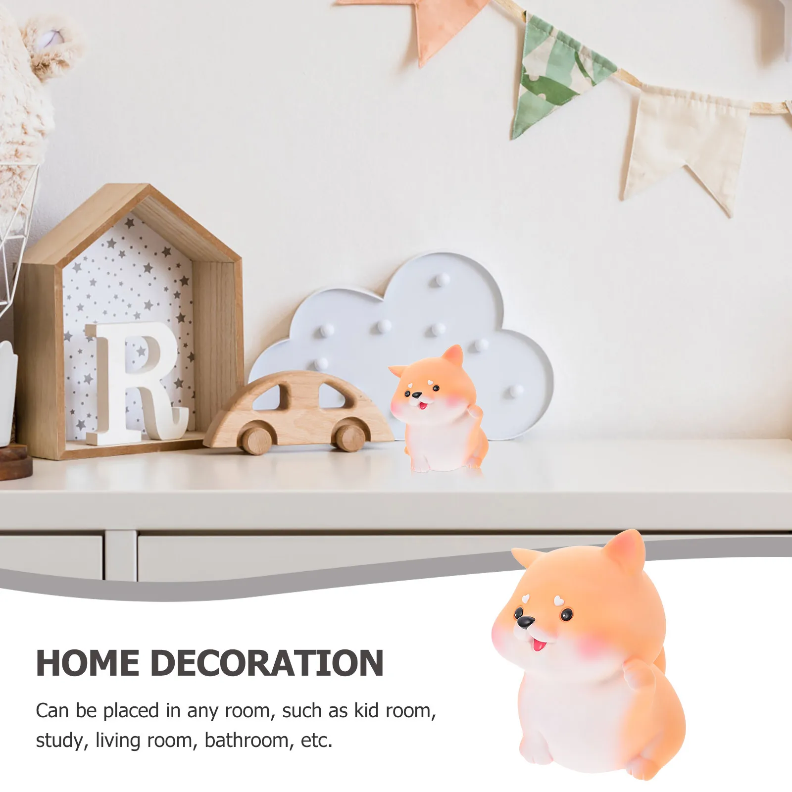 

Coin Bank Durable Vinyl Creative Cartoon Piggy Bank Kids Saving Money Box Decorative Home Ornament Creative Money Box