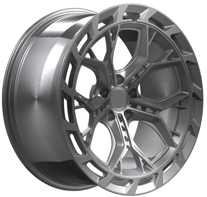 Luxury wheels rims 20 5 x 1143 ,brushed gray 5x 114.3 x20 concave wheels for tesla model Y