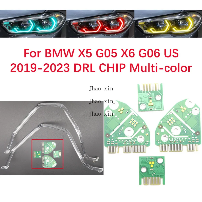 Light Source Chip Multi-color Ballast Light Guide Strip For BMW X5 G05 X6 G06 19-2023 US Angel Eye Module Car Headlight DRL CHIP