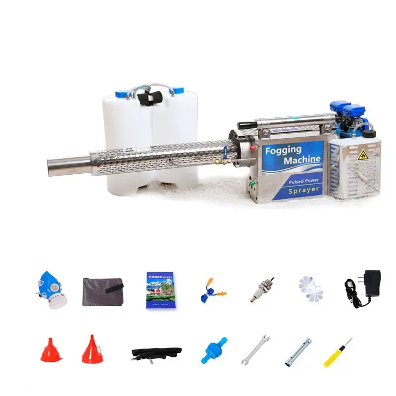 Disinfection Sprayers Pulse Type Water Mist Smoke Machine Agricultural Fruit Trees Paddy Field Fogging Machine Mist Machine fact