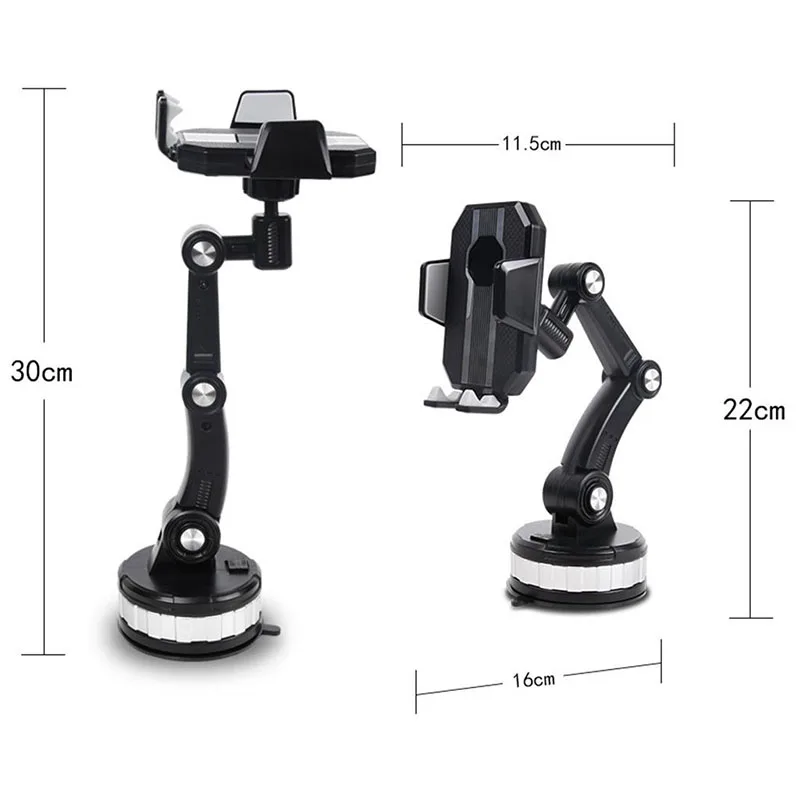Multifunctional Adjustable Mobile Phone Holder Suction Cup AR Navigation Phone Mount For Redmi Samsung iPhone 11 Pro Phone Stand