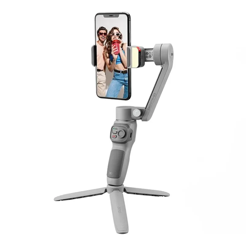 جديد ZHIYUN SMOOTH Q3 3-Axis Phone Gimbal مثبت يدوي مرن مع ضوء ملء للهواتف الذكية iPhone Android Ce
