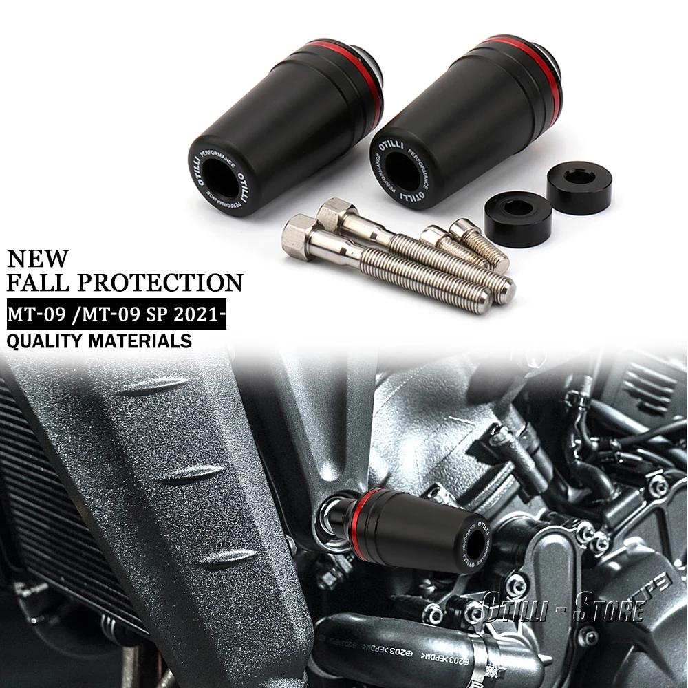 

Motorcycle Accessories New 2021 2022 2023 Frame Sliders Crash Protector For YAMAHA MT09 SP MT 09 MT-09 Falling Protection Pad